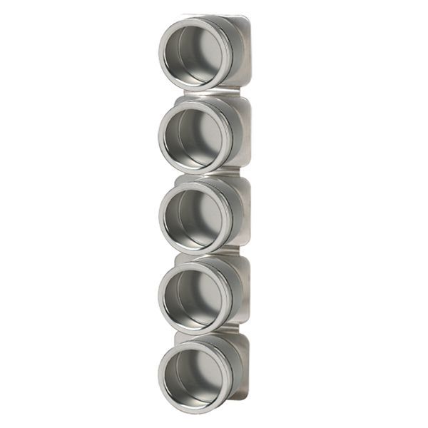 Kamenstein 5 Tin Can Magnetic Spice Rack
