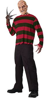 Freddy Krueger Mask Sweater Fancy Dress Costume