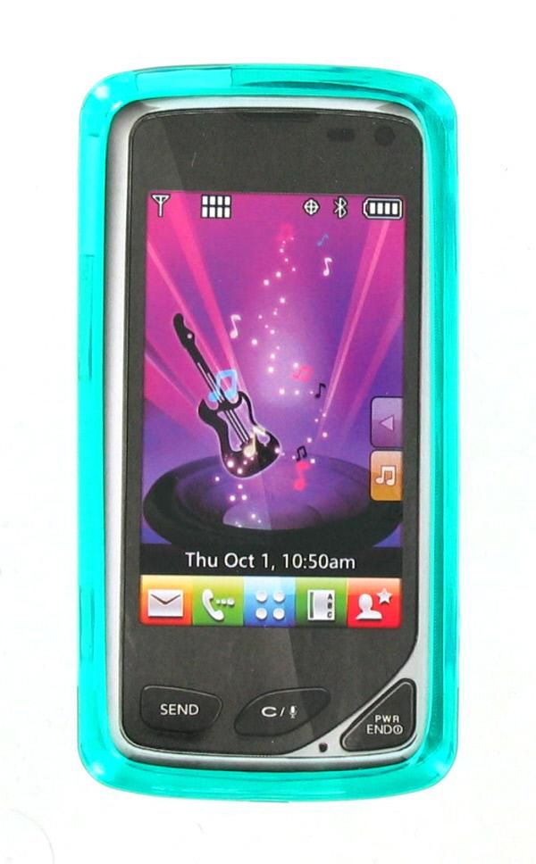 Verizon LG Chocolate Touch VX8575 High Gloss Silicone Case Turquoise
