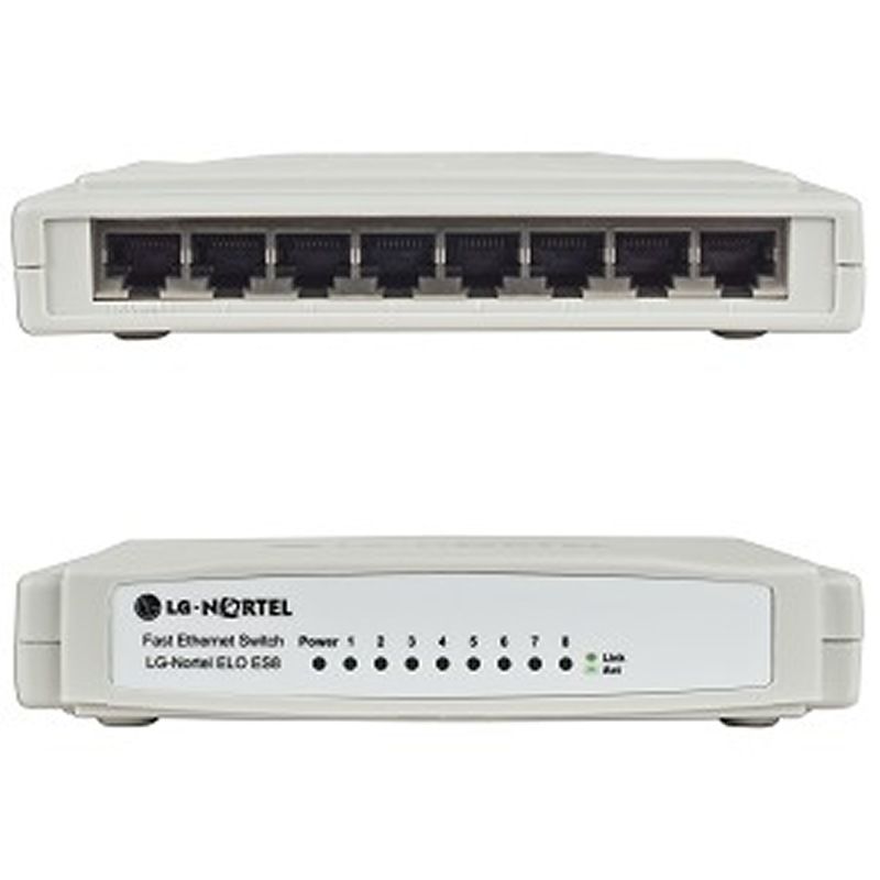 LG Nortel ELO ES8 8 Port 10 100Mbps Fast Ethernet Switc