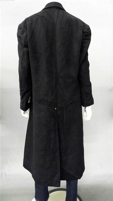 Jacob Siegel Ladies Womens 12 Wool Coat Navy Solid Jacket Designer