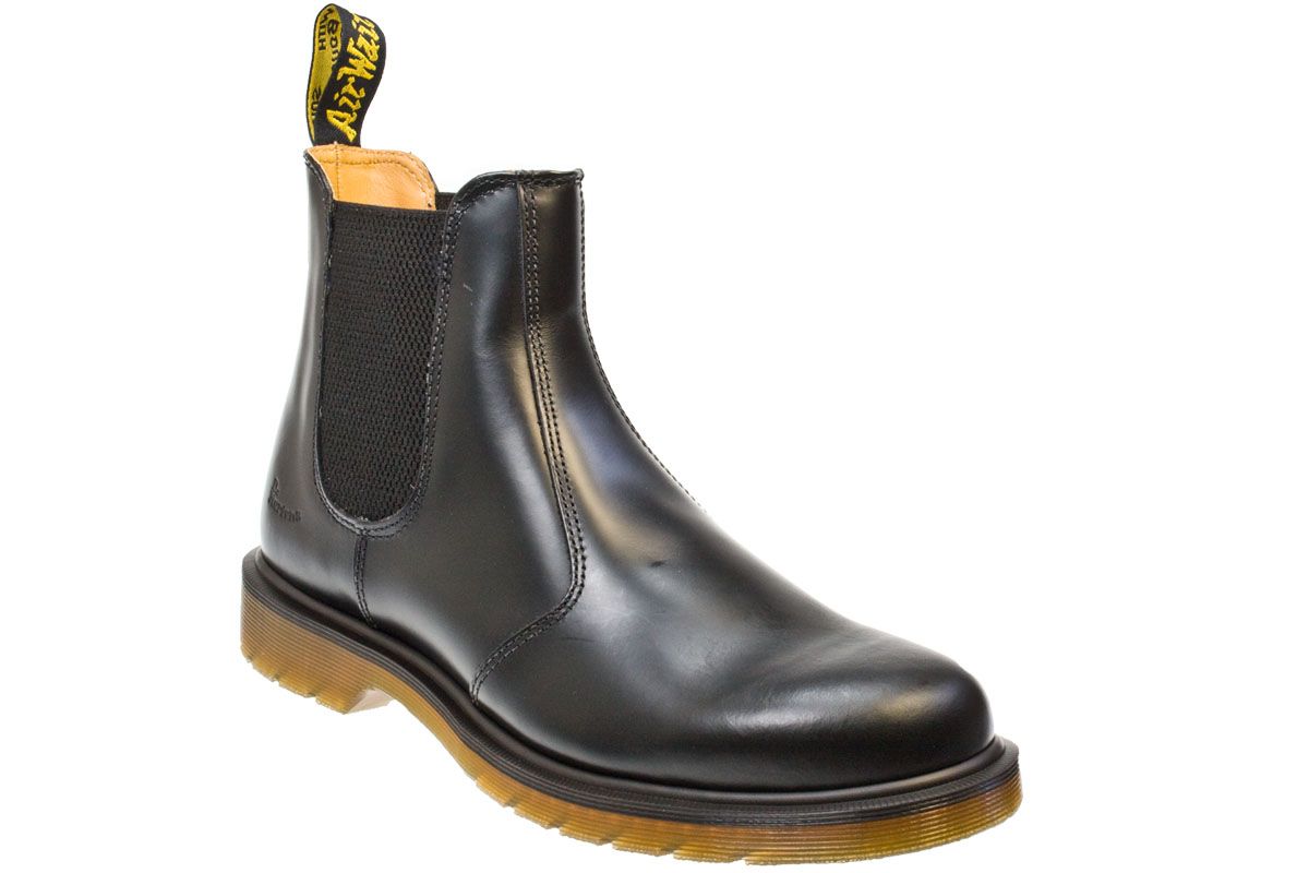 Dr Martens 2976 Smooth Black Unisex Leather Chelsea Ankle Boots