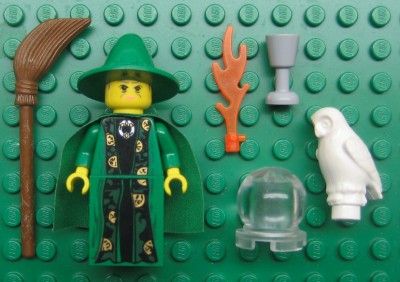 Lego Professor Mcgonagall Green Harry Potter Figure Lot Wizard Witch