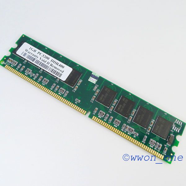 1GB PC3200 DDR400 400MHz 184pin DDR1 DIMM Desktop Memory DDR400