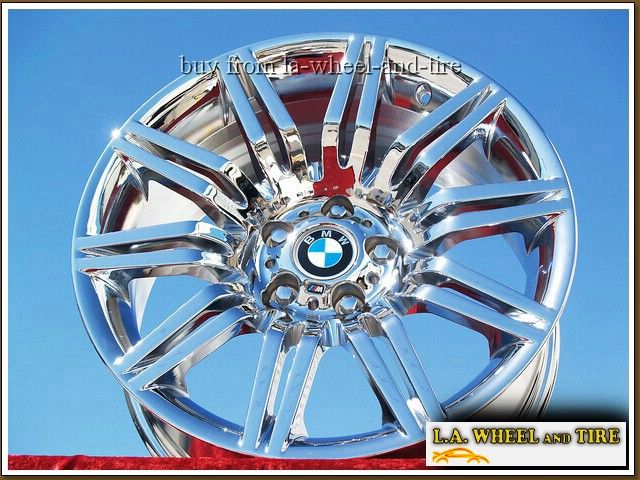 New 19 BMW 550i Sport E60 M5 Chrome Wheels Rims Exchange 59554