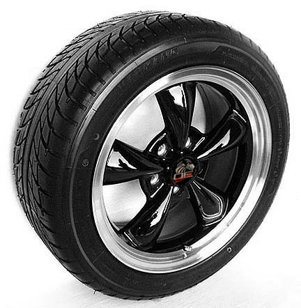 17 Black Bullitt Style Wheels Rims Tires 17x8 Fits Mustang®