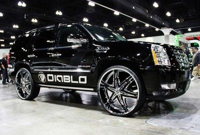 26 Diablo Wheels and Tires Pkg for for Chevy Ford Dodge RAM Rim Tahoe