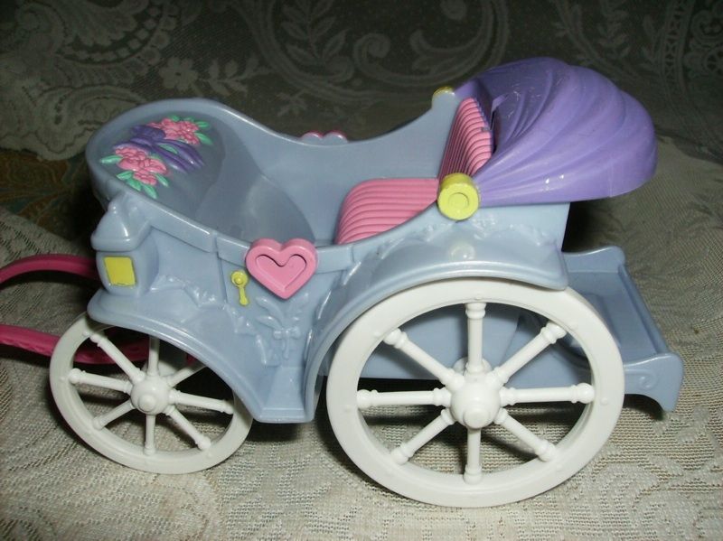 Doll Carriage Pink Purple Loving Family Romantic Cute Vintage 2001