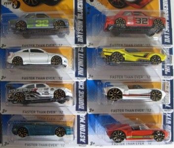 Hot Wheels Faster Than Ever 16 Car Complete 2012 Factory Hologram