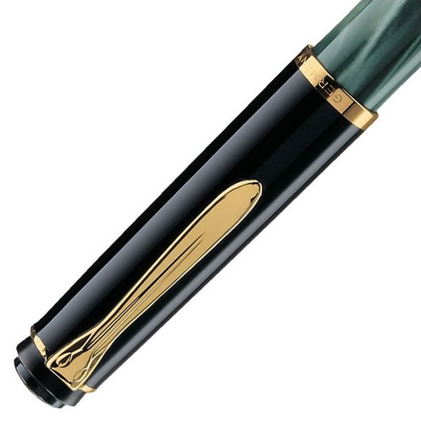 Pelikan Füllhalter M200 Classic grün marmoriert Feder M Füller