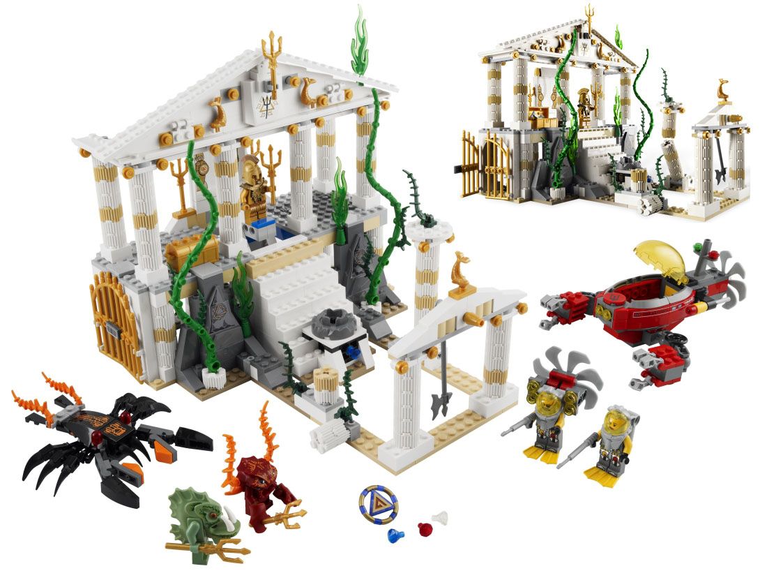 NEU LEGO Atlantis 7985 Tempel von Atlantis City of Atlantis