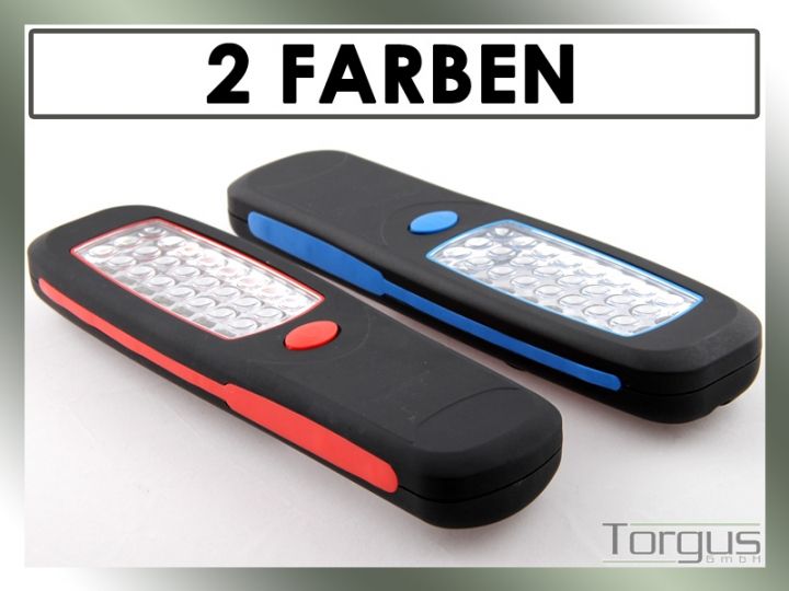 24 LED ARBEITSLAMPE ARBEITSLEUCHTE WERKSTATTLEUCHTE HANDLAMPE