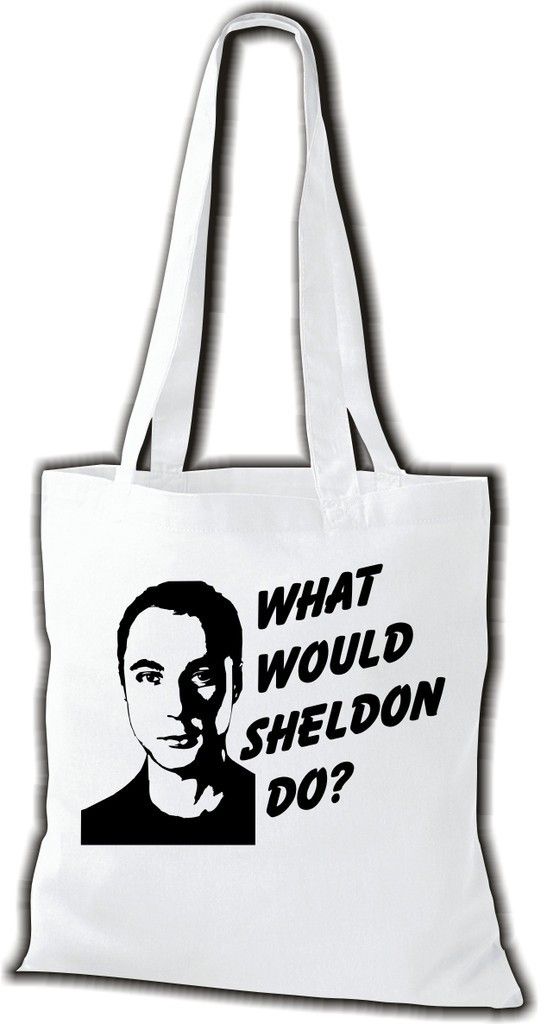 Stoffbeutel The Big Bang Theory What Would Sheldon Do? Kult Beutel