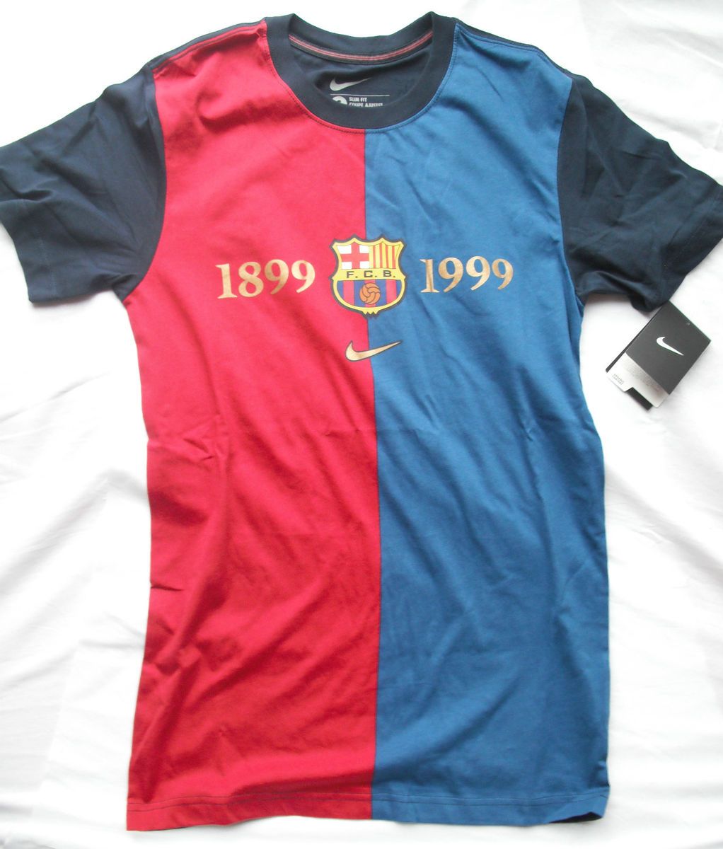 NEU  NIKE Barcelona Centennial T Shirt, blau/rot (535845 451)