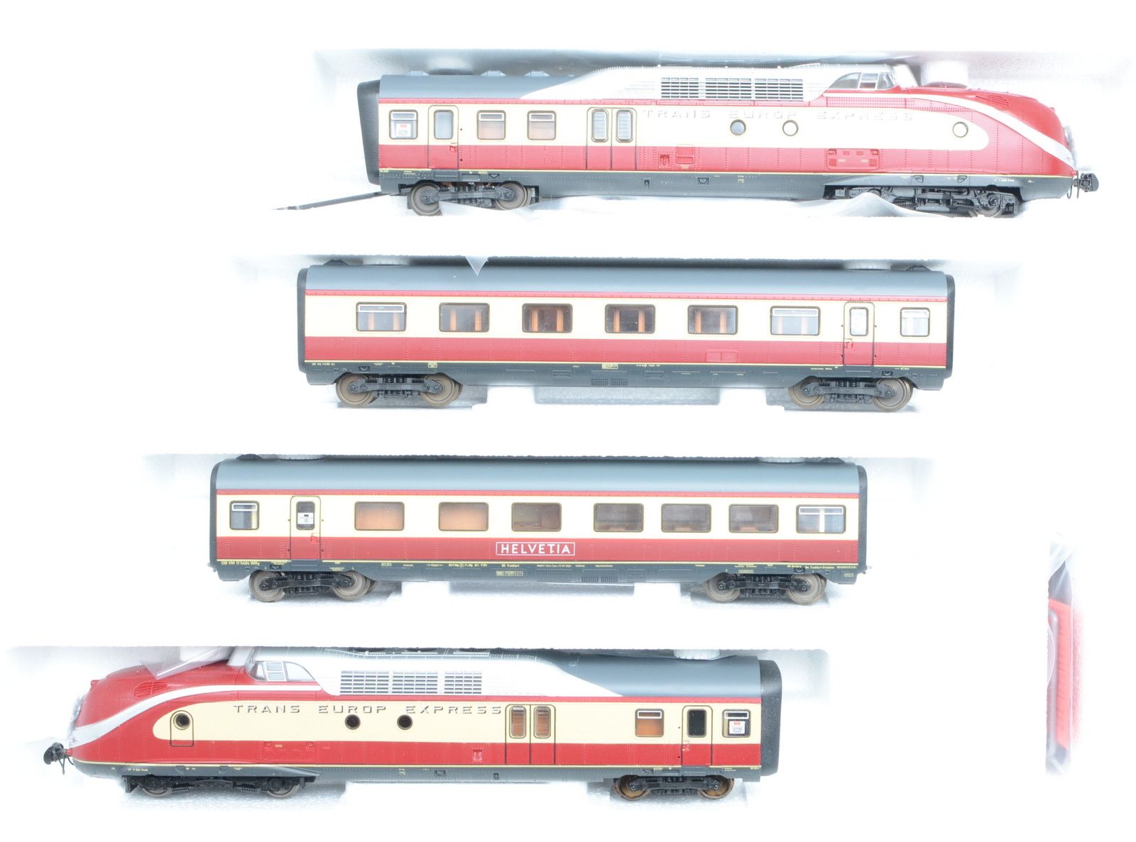 Roco 43011 TEE Triebwagen Zug VT 11.5 / BR 601 der DB / unbespielt