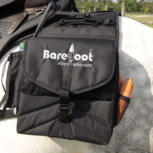Barefoot Satteltaschen Trail 2 in 1, Satteltasche, Packtasche, schwarz