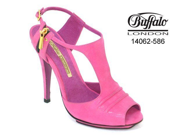 SANDALETTEN / PARTYPUMPS IN GLATTLEDER PINK NEU 14062 586