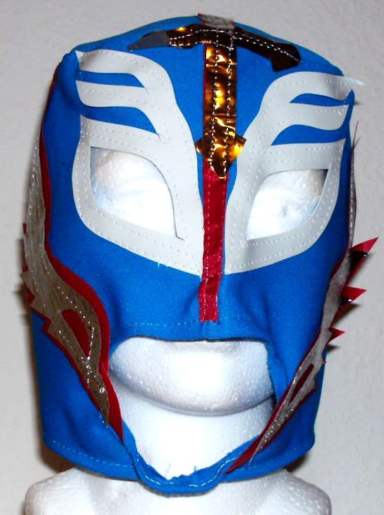 Wrestling Maske  Rey Mysterio 619   Blau   Mask   Mexican   WWE