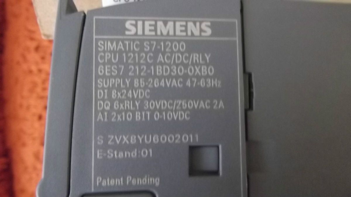 SIEMENS Simatic S7 1200 Starterkit 1P 6ES7212 1BD30 4YB0 +orig.Koffer