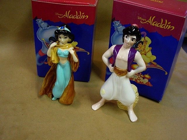 Walt Disney Aladdin + Jasmin Keramikfiguren von Schmid /TOP+OVP
