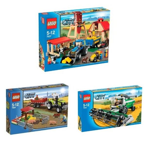 Lego City Bauerhof Set 7636 7637 7684 NEU OVP