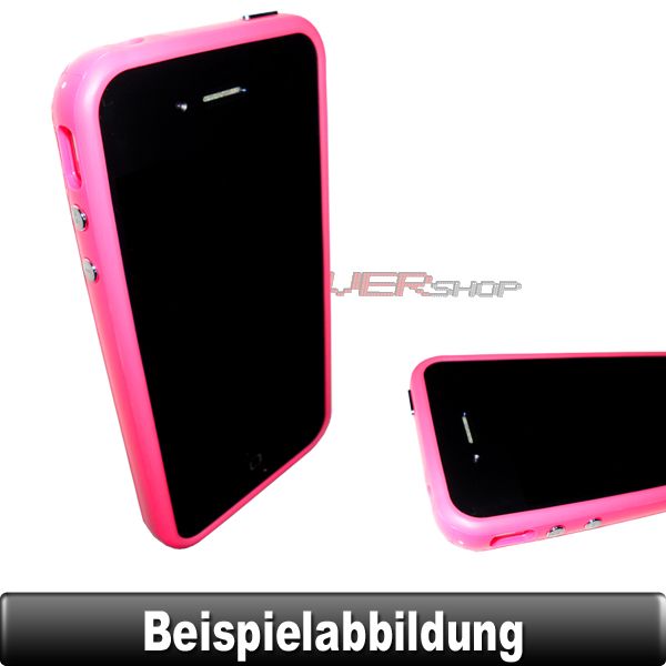 BUMPER Rosa / Pink Case Schutz Hülle Cover Tasche Silikon TPU für