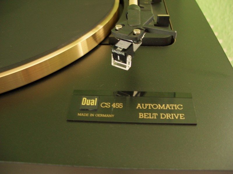 Dual CS 455 GOLD Plattenspieler Turntable