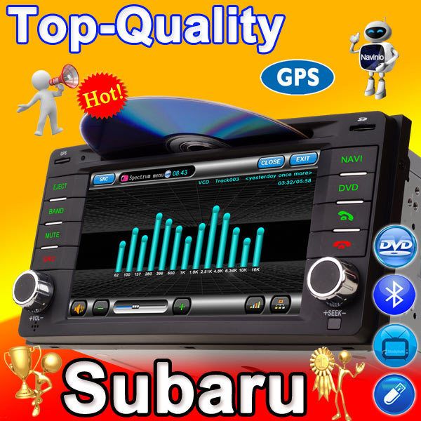 Subaru Forester Impreza DVD GPS Navigation Radio 2 Din CD Player Navi