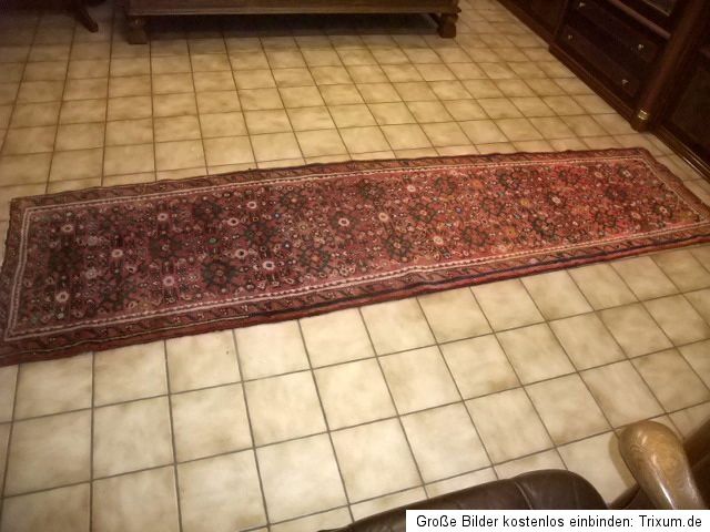288x75cm Bidjar Teppich Handgeknüpft Perser Orientteppich Carpet Rug