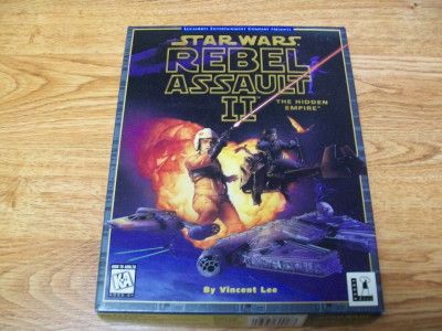 Star Wars Rebel Assault II 2 in Box PC Games 023272309213