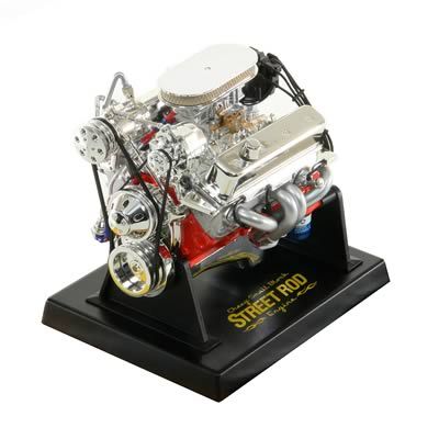 Summit Racing Engine Model Chevrolet 350 Street Rod Engine 1 6 Scale
